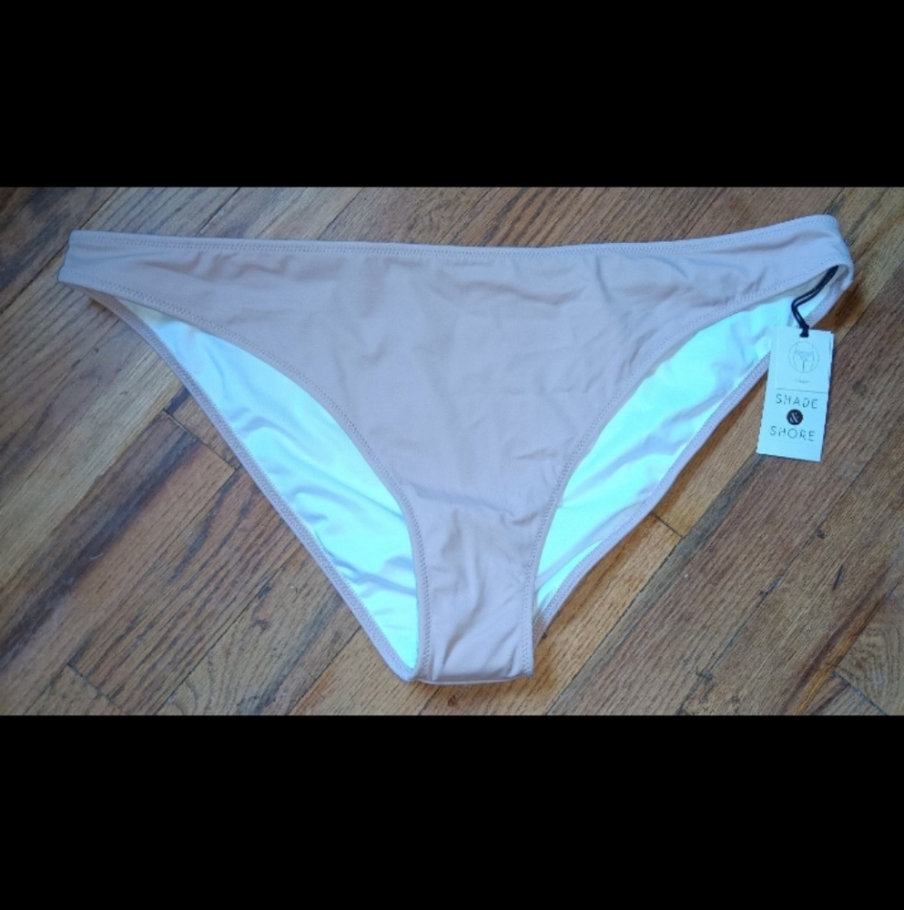 NWOT Shade & Shore Muave Cheeky Bikini Bottoms XL